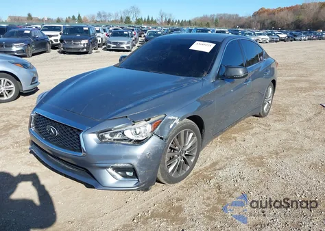 2018 Infiniti Q50 3.0T Luxe из США, поврежденный, VIN JN1EV7AP9JM363938